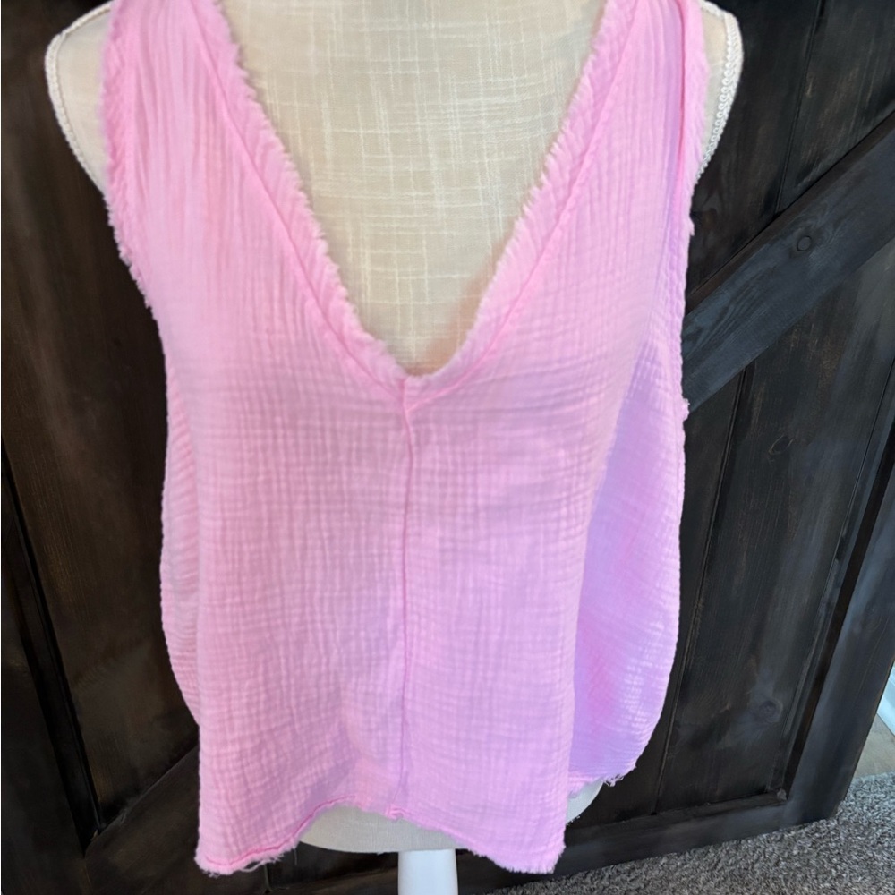 Altar'd State Pink Sleeveless Tank Top